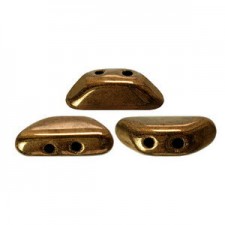 Les perles par Puca® Tinos beads Dark Gold Bronze 23980/14485